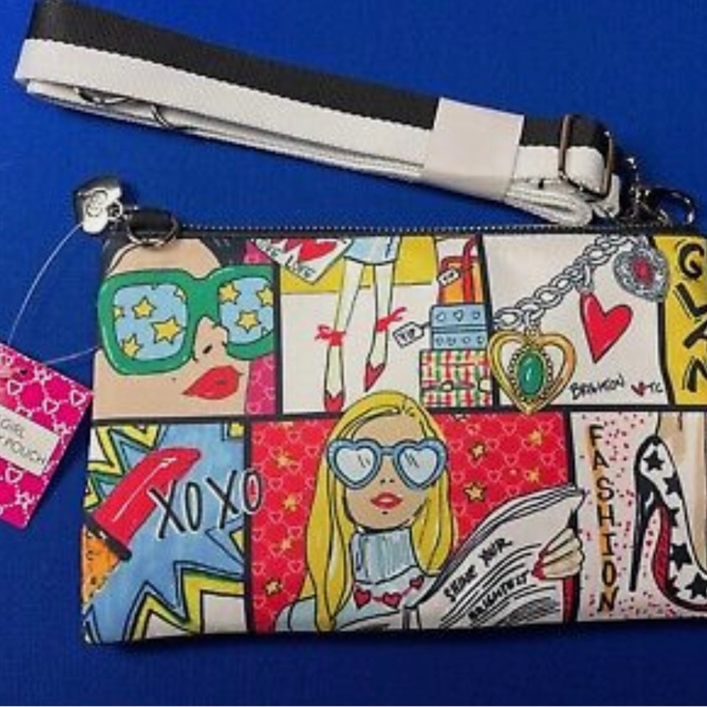 NEW Brighton GLAM GIRL CROSSBODY POUCH.  So Cute !  In Bag
